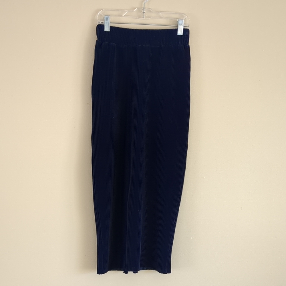 12" Across The Waist Blue Corduroy 5K Skirt